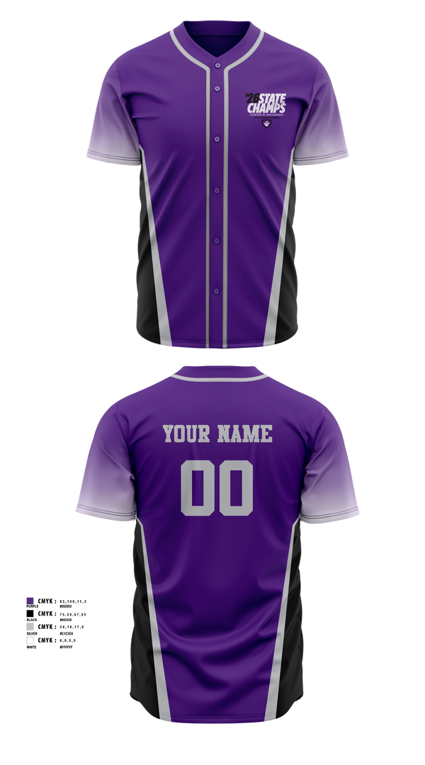 Full Button Baseball Jersey, Valmeyer Pirates Jr. High Baseball, Baseball, Teamtime, Team time, sublimation, custom sports apparel, team uniforms, spirit wear, spiritwear, sports uniforms, custom shirts, team store, custom team store, fundraiser sports, apparel fundraiser
