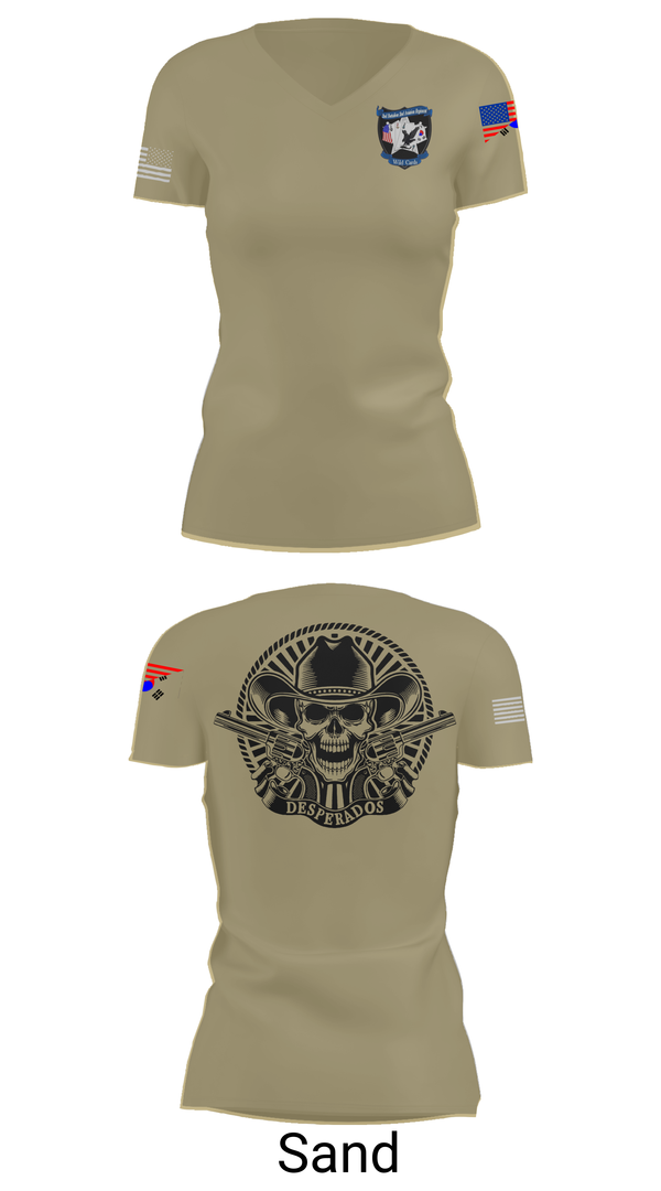 Womens Short Sleeve Vneck Shirt, Desperados, , Teamtime, Team time, sublimation, custom sports apparel, team uniforms, spirit wear, spiritwear, sports uniforms, custom shirts, team store, custom team store, fundraiser sports, apparel fundraiser