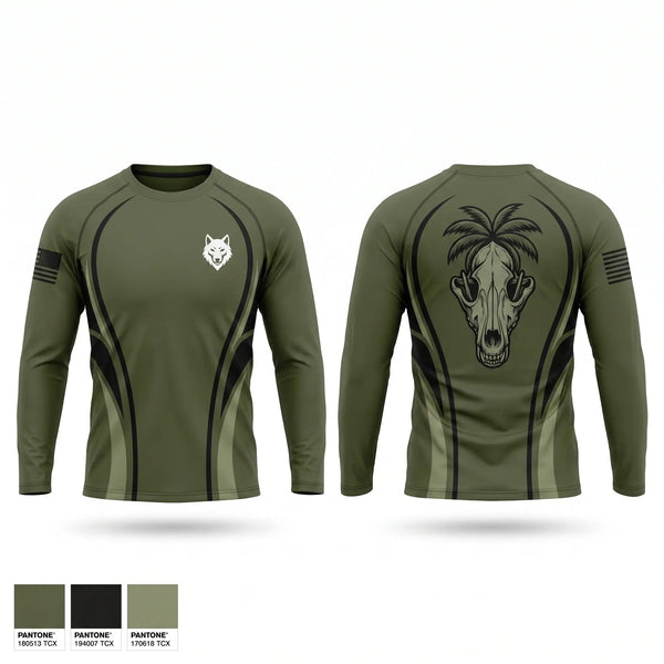Long Sleeve Performance Shirt, MCB HAWAII PMO K9, Marines, Teamtime, Team time, sublimation, custom sports apparel, team uniforms, spirit wear, spiritwear, sports uniforms, custom shirts, team store, custom team store, fundraiser sports, apparel fundraiser