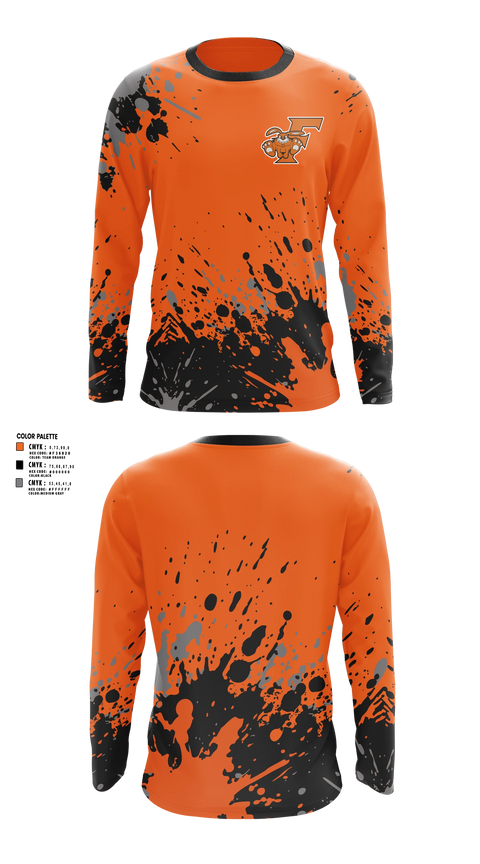Long Sleeve Performance Shirt, Fisher Bunnies, Cross Country, Teamtime, Team time, sublimation, custom sports apparel, team uniforms, spirit wear, spiritwear, sports uniforms, custom shirts, team store, custom team store, fundraiser sports, apparel fundraiser