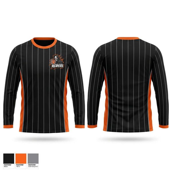 Long Sleeve Performance Shirt, IE Reapers, Men's Basketball, Teamtime, Team time, sublimation, custom sports apparel, team uniforms, spirit wear, spiritwear, sports uniforms, custom shirts, team store, custom team store, fundraiser sports, apparel fundraiser