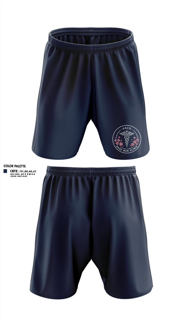 Athletic Shorts With Pockets, Base NCR Clinic, Coast Guard, Teamtime, Team time, sublimation, custom sports apparel, team uniforms, spirit wear, spiritwear, sports uniforms, custom shirts, team store, custom team store, fundraiser sports, apparel fundraiser
