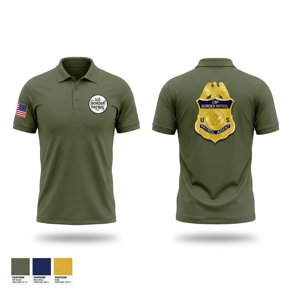 Short Sleeve Performance Polo, CBP, Police, Teamtime, Team time, sublimation, custom sports apparel, team uniforms, spirit wear, spiritwear, sports uniforms, custom shirts, team store, custom team store, fundraiser sports, apparel fundraiser
