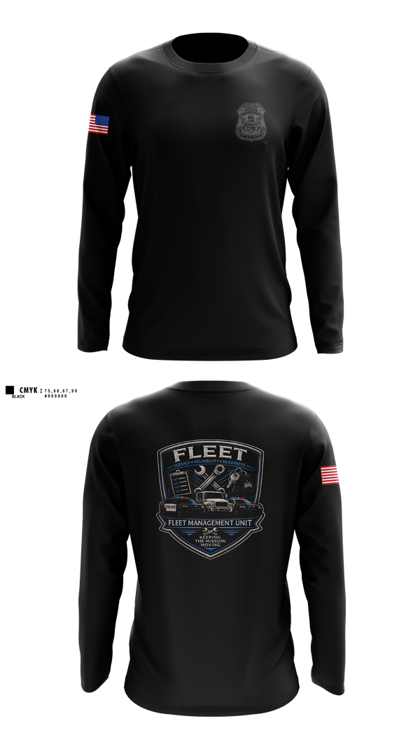 Long Sleeve Performance Shirt, Fleet, Police, Teamtime, Team time, sublimation, custom sports apparel, team uniforms, spirit wear, spiritwear, sports uniforms, custom shirts, team store, custom team store, fundraiser sports, apparel fundraiser