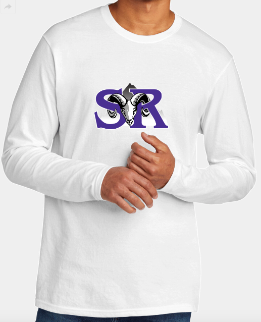 Shadow Ridge Middle School 74771306 Men's Tri Blend LS Shirt - 1