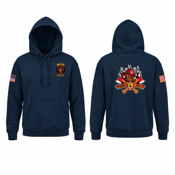 Hoodie, War volunteer fire department, Fire Department, Teamtime, Team time, sublimation, custom sports apparel, team uniforms, spirit wear, spiritwear, sports uniforms, custom shirts, team store, custom team store, fundraiser sports, apparel fundraiser