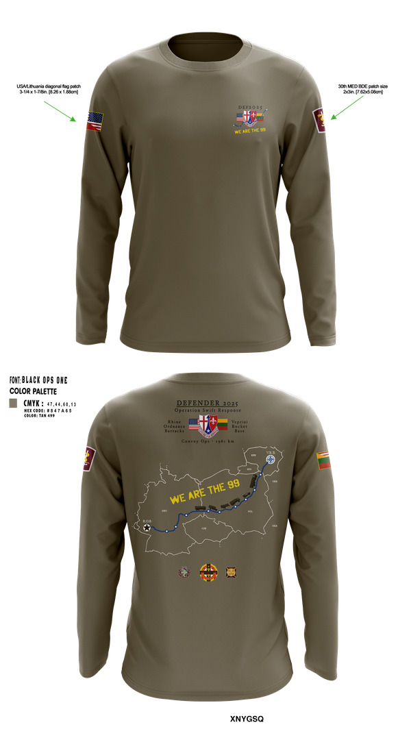 Long Sleeve Performance Shirt, 30th MED BDE DEF25, , Teamtime, Team time, sublimation, custom sports apparel, team uniforms, spirit wear, spiritwear, sports uniforms, custom shirts, team store, custom team store, fundraiser sports, apparel fundraiser
