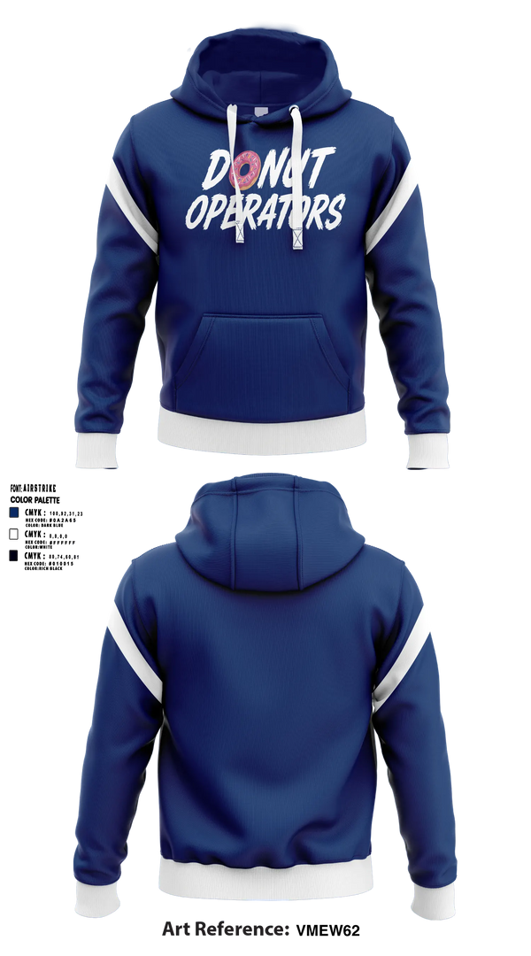 Hoodie, Donut Operators, Baseball, Teamtime, Team time, sublimation, custom sports apparel, team uniforms, spirit wear, spiritwear, sports uniforms, custom shirts, team store, custom team store, fundraiser sports, apparel fundraiser