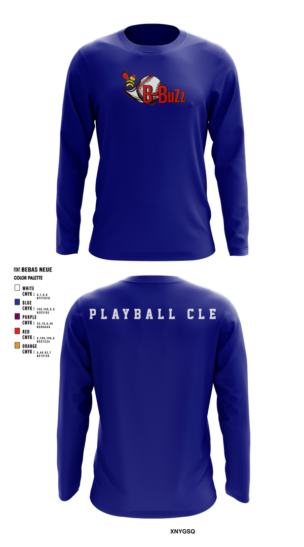 Long Sleeve Performance Shirt, B Buzz Baseball League, Baseball, Teamtime, Team time, sublimation, custom sports apparel, team uniforms, spirit wear, spiritwear, sports uniforms, custom shirts, team store, custom team store, fundraiser sports, apparel fundraiser