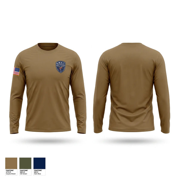 Long Sleeve Performance Shirt, Maumelle SWAT, Police, Teamtime, Team time, sublimation, custom sports apparel, team uniforms, spirit wear, spiritwear, sports uniforms, custom shirts, team store, custom team store, fundraiser sports, apparel fundraiser