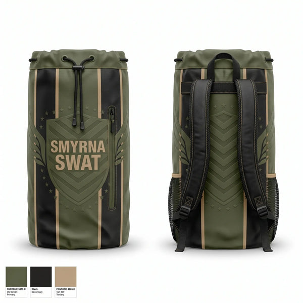 Gear Bag, Smyrna SWAT, Police, Teamtime, Team time, sublimation, custom sports apparel, team uniforms, spirit wear, spiritwear, sports uniforms, custom shirts, team store, custom team store, fundraiser sports, apparel fundraiser