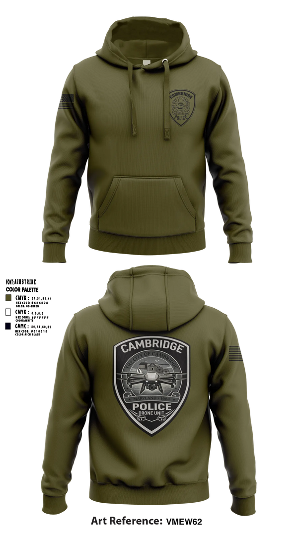 Hoodie, RDC Outdoors, Police, Teamtime, Team time, sublimation, custom sports apparel, team uniforms, spirit wear, spiritwear, sports uniforms, custom shirts, team store, custom team store, fundraiser sports, apparel fundraiser