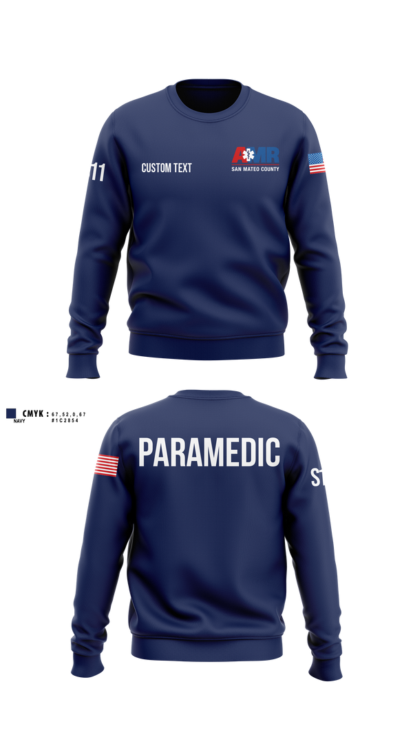 Crew Neck Sweatshirt, SM, EMS/EMT, Teamtime, Team time, sublimation, custom sports apparel, team uniforms, spirit wear, spiritwear, sports uniforms, custom shirts, team store, custom team store, fundraiser sports, apparel fundraiser