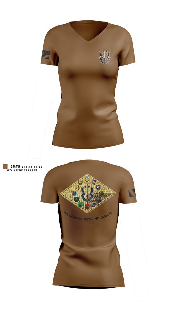 Womens Short Sleeve Vneck Shirt, 1SFC Comptroller, Army, Teamtime, Team time, sublimation, custom sports apparel, team uniforms, spirit wear, spiritwear, sports uniforms, custom shirts, team store, custom team store, fundraiser sports, apparel fundraiser