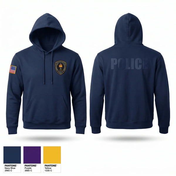 Hoodie, Fowler Police Department, Police, Teamtime, Team time, sublimation, custom sports apparel, team uniforms, spirit wear, spiritwear, sports uniforms, custom shirts, team store, custom team store, fundraiser sports, apparel fundraiser