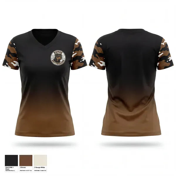 Womens Short Sleeve Vneck Shirt, Rondo Rottweilers, Men's Basketball, Teamtime, Team time, sublimation, custom sports apparel, team uniforms, spirit wear, spiritwear, sports uniforms, custom shirts, team store, custom team store, fundraiser sports, apparel fundraiser