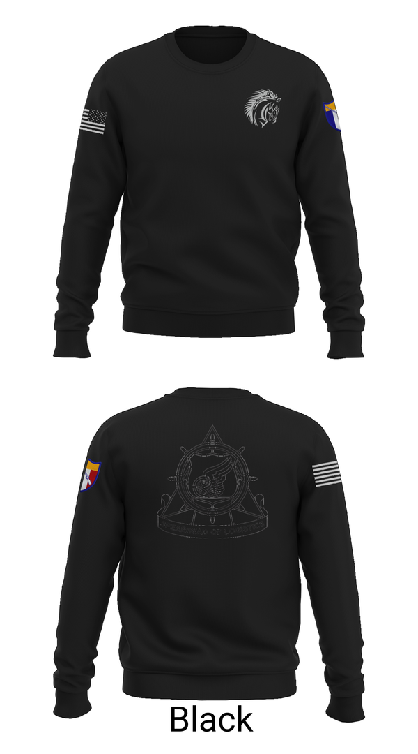 Crew Neck Sweatshirt, 2112th Transportation Company, , Teamtime, Team time, sublimation, custom sports apparel, team uniforms, spirit wear, spiritwear, sports uniforms, custom shirts, team store, custom team store, fundraiser sports, apparel fundraiser