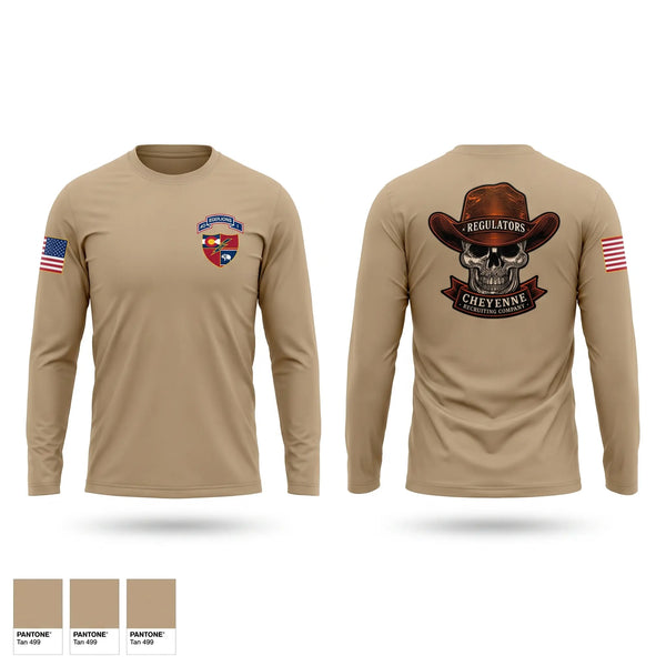 Long Sleeve Performance Shirt, Cheyenne US Army Recruiting Company, Army, Teamtime, Team time, sublimation, custom sports apparel, team uniforms, spirit wear, spiritwear, sports uniforms, custom shirts, team store, custom team store, fundraiser sports, apparel fundraiser