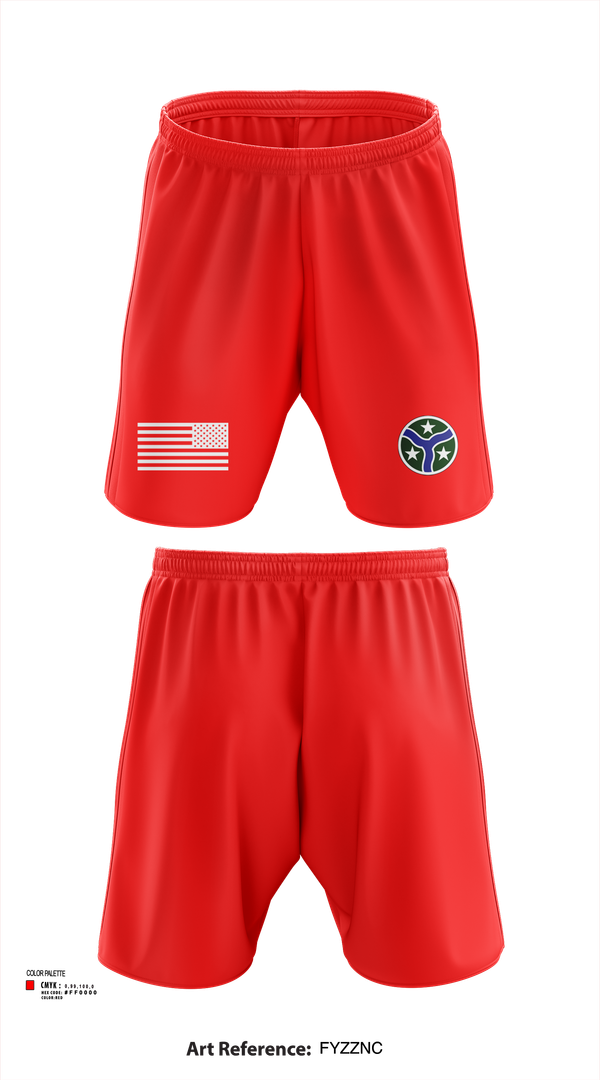 Athletic Shorts With Pockets, 278th Armored Cavalry Regiment, National Guard, Teamtime, Team time, sublimation, custom sports apparel, team uniforms, spirit wear, spiritwear, sports uniforms, custom shirts, team store, custom team store, fundraiser sports, apparel fundraiser