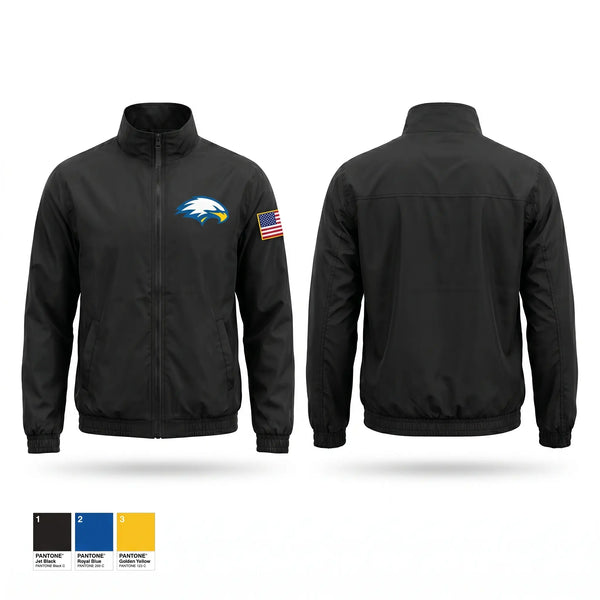 Windbreaker, Ruskin Highschool MCJROTC, Marines, Teamtime, Team time, sublimation, custom sports apparel, team uniforms, spirit wear, spiritwear, sports uniforms, custom shirts, team store, custom team store, fundraiser sports, apparel fundraiser