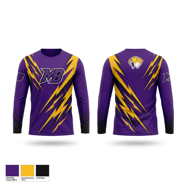 Long Sleeve Performance Shirt, Mo Better Jaguars, Track & Field, Teamtime, Team time, sublimation, custom sports apparel, team uniforms, spirit wear, spiritwear, sports uniforms, custom shirts, team store, custom team store, fundraiser sports, apparel fundraiser