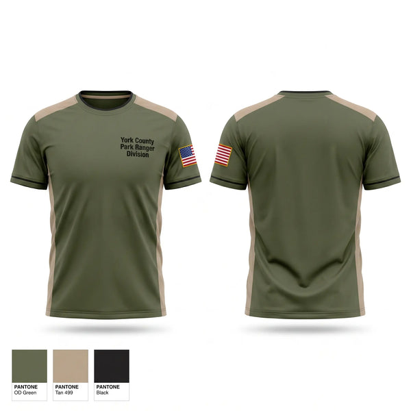 Short Sleeve Performance Shirt, York County Park Ranger Division, Police, Teamtime, Team time, sublimation, custom sports apparel, team uniforms, spirit wear, spiritwear, sports uniforms, custom shirts, team store, custom team store, fundraiser sports, apparel fundraiser