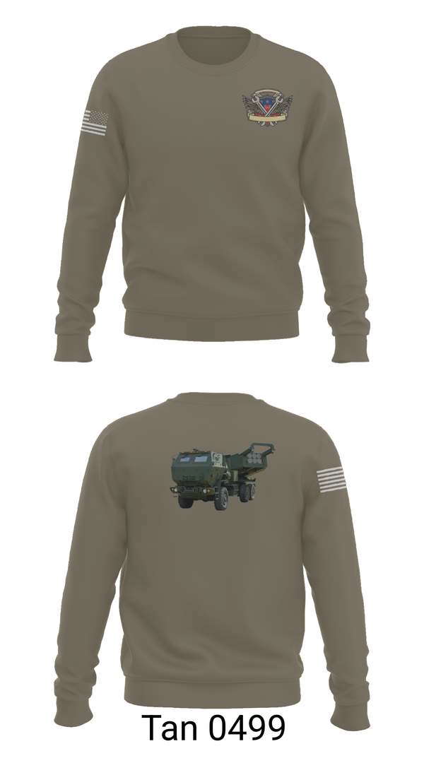 Crew Neck Sweatshirt, 182nd Field Artillery, Army, Teamtime, Team time, sublimation, custom sports apparel, team uniforms, spirit wear, spiritwear, sports uniforms, custom shirts, team store, custom team store, fundraiser sports, apparel fundraiser