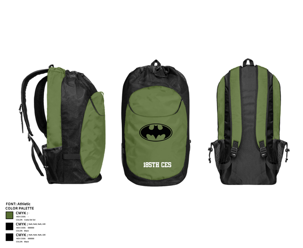 Gear Bag, 185th CES, Navy, Teamtime, Team time, sublimation, custom sports apparel, team uniforms, spirit wear, spiritwear, sports uniforms, custom shirts, team store, custom team store, fundraiser sports, apparel fundraiser