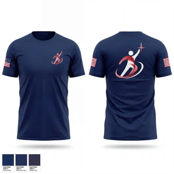 Short Sleeve Performance Shirt, Northeast Lauderdale Trojans NJROTC, Navy, Teamtime, Team time, sublimation, custom sports apparel, team uniforms, spirit wear, spiritwear, sports uniforms, custom shirts, team store, custom team store, fundraiser sports, apparel fundraiser