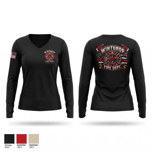 Old School Cotton Feel Shirt, Winthrop Fire Department, Fire Department, Teamtime, Team time, sublimation, custom sports apparel, team uniforms, spirit wear, spiritwear, sports uniforms, custom shirts, team store, custom team store, fundraiser sports, apparel fundraiser