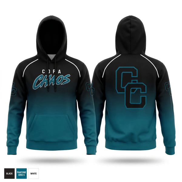 Hoodie, Copa Chaos, Baseball, Teamtime, Team time, sublimation, custom sports apparel, team uniforms, spirit wear, spiritwear, sports uniforms, custom shirts, team store, custom team store, fundraiser sports, apparel fundraiser