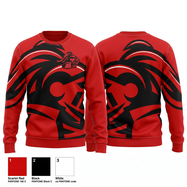 Crew Neck Sweatshirt, North Andover High School Football, , Teamtime, Team time, sublimation, custom sports apparel, team uniforms, spirit wear, spiritwear, sports uniforms, custom shirts, team store, custom team store, fundraiser sports, apparel fundraiser