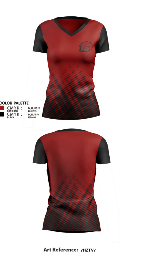 Womens Short Sleeve Vneck Shirt, Rawlins Outlaws, Wrestling, Teamtime, Team time, sublimation, custom sports apparel, team uniforms, spirit wear, spiritwear, sports uniforms, custom shirts, team store, custom team store, fundraiser sports, apparel fundraiser