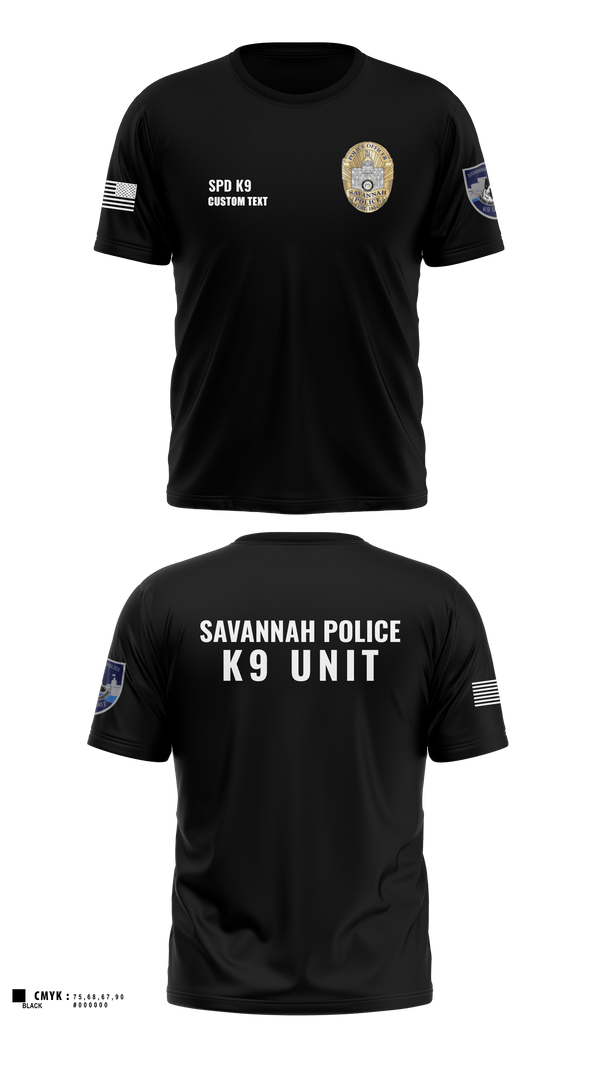 Short Sleeve Performance Shirt, SPD K9, Police, Teamtime, Team time, sublimation, custom sports apparel, team uniforms, spirit wear, spiritwear, sports uniforms, custom shirts, team store, custom team store, fundraiser sports, apparel fundraiser