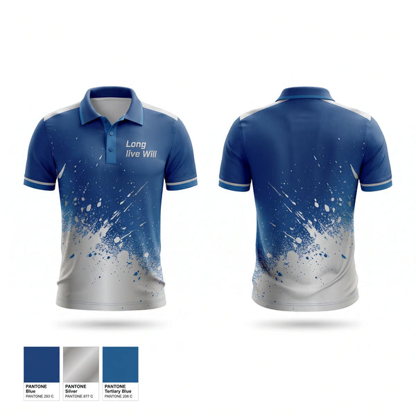 Short Sleeve Performance Polo, Long live Will, Men's Basketball, Teamtime, Team time, sublimation, custom sports apparel, team uniforms, spirit wear, spiritwear, sports uniforms, custom shirts, team store, custom team store, fundraiser sports, apparel fundraiser