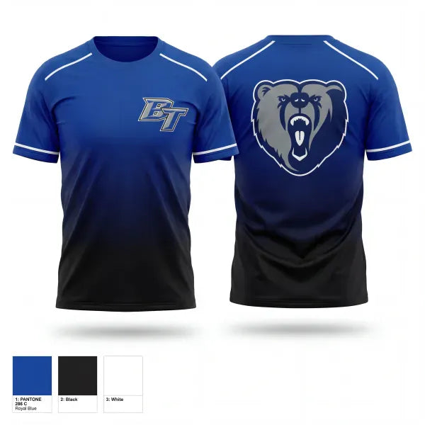 Old School Cotton Feel Shirt, Bears, Baseball, Teamtime, Team time, sublimation, custom sports apparel, team uniforms, spirit wear, spiritwear, sports uniforms, custom shirts, team store, custom team store, fundraiser sports, apparel fundraiser