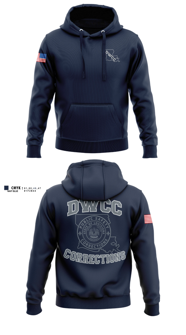 Hoodie, David Wade Correctional Center, Police, Teamtime, Team time, sublimation, custom sports apparel, team uniforms, spirit wear, spiritwear, sports uniforms, custom shirts, team store, custom team store, fundraiser sports, apparel fundraiser
