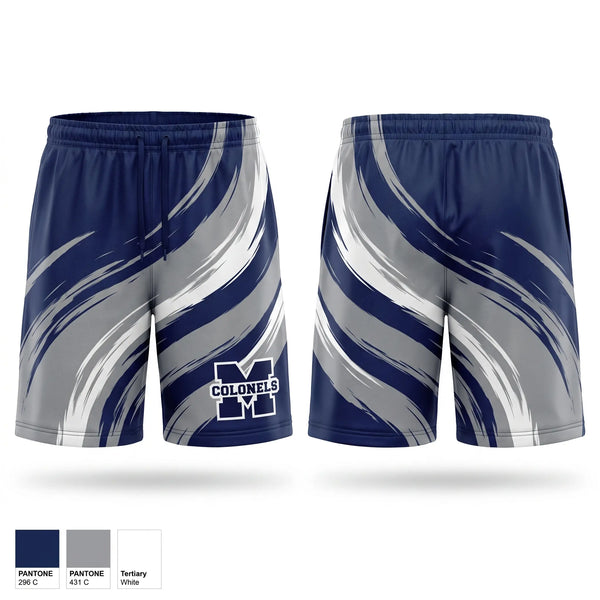 Athletic Shorts With Pockets, Marching Colonels, Spirit Store, Teamtime, Team time, sublimation, custom sports apparel, team uniforms, spirit wear, spiritwear, sports uniforms, custom shirts, team store, custom team store, fundraiser sports, apparel fundraiser