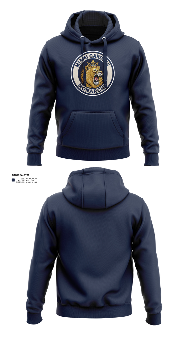 Hoodie, Miami Gardens Monarchs, Baseball, Teamtime, Team time, sublimation, custom sports apparel, team uniforms, spirit wear, spiritwear, sports uniforms, custom shirts, team store, custom team store, fundraiser sports, apparel fundraiser