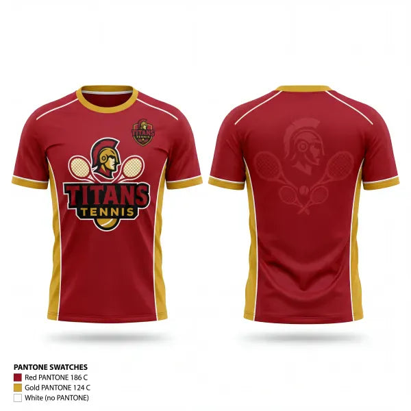 Old School Cotton Feel Shirt, Tinley Park High School Tennis, Tennis, Teamtime, Team time, sublimation, custom sports apparel, team uniforms, spirit wear, spiritwear, sports uniforms, custom shirts, team store, custom team store, fundraiser sports, apparel fundraiser