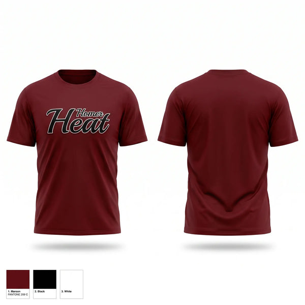 Short Sleeve Performance Shirt, Homer Heat, Softball, Teamtime, Team time, sublimation, custom sports apparel, team uniforms, spirit wear, spiritwear, sports uniforms, custom shirts, team store, custom team store, fundraiser sports, apparel fundraiser