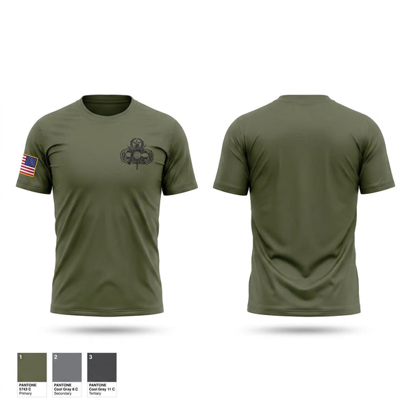 Short Sleeve Performance Shirt, Charlie Co., 422 CA BN AIRBORNE, Army, Teamtime, Team time, sublimation, custom sports apparel, team uniforms, spirit wear, spiritwear, sports uniforms, custom shirts, team store, custom team store, fundraiser sports, apparel fundraiser