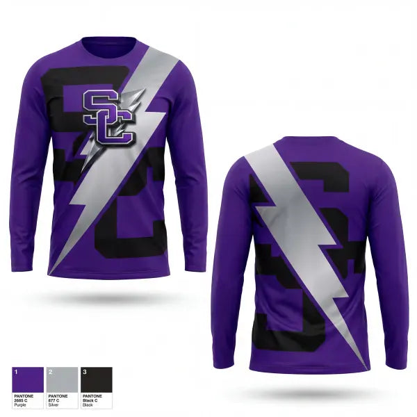 Long Sleeve Performance Shirt, Stuart Cramer High School Track & Field, Track & Field, Teamtime, Team time, sublimation, custom sports apparel, team uniforms, spirit wear, spiritwear, sports uniforms, custom shirts, team store, custom team store, fundraiser sports, apparel fundraiser