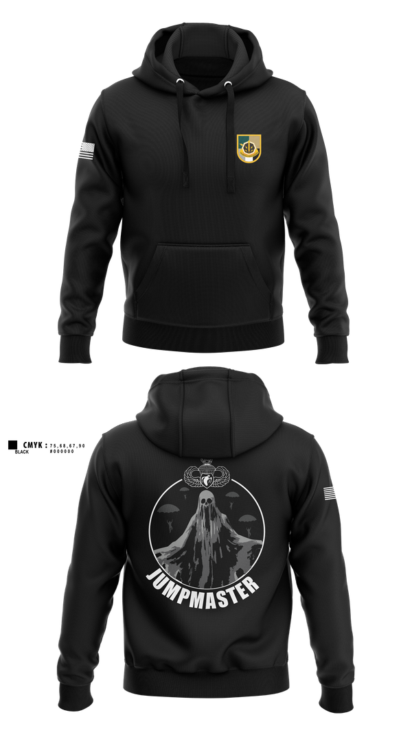 Hoodie, A Co 8th Psy-B, Army, Teamtime, Team time, sublimation, custom sports apparel, team uniforms, spirit wear, spiritwear, sports uniforms, custom shirts, team store, custom team store, fundraiser sports, apparel fundraiser