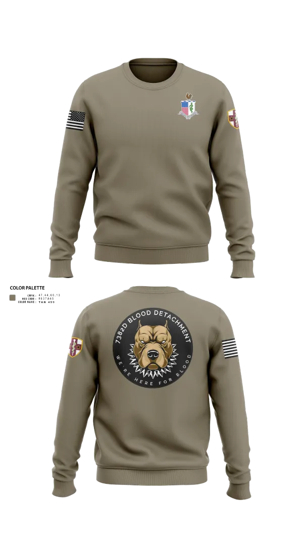 Crew Neck Sweatshirt, 7236 Medical Support Unit, Army, Teamtime, Team time, sublimation, custom sports apparel, team uniforms, spirit wear, spiritwear, sports uniforms, custom shirts, team store, custom team store, fundraiser sports, apparel fundraiser