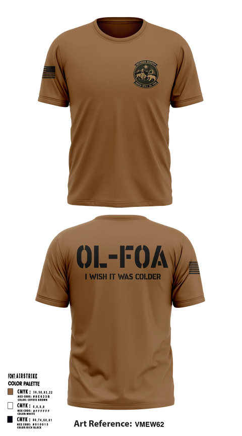 Short Sleeve Performance Shirt, 460 SFS OL-FOA, Air Force, Teamtime, Team time, sublimation, custom sports apparel, team uniforms, spirit wear, spiritwear, sports uniforms, custom shirts, team store, custom team store, fundraiser sports, apparel fundraiser