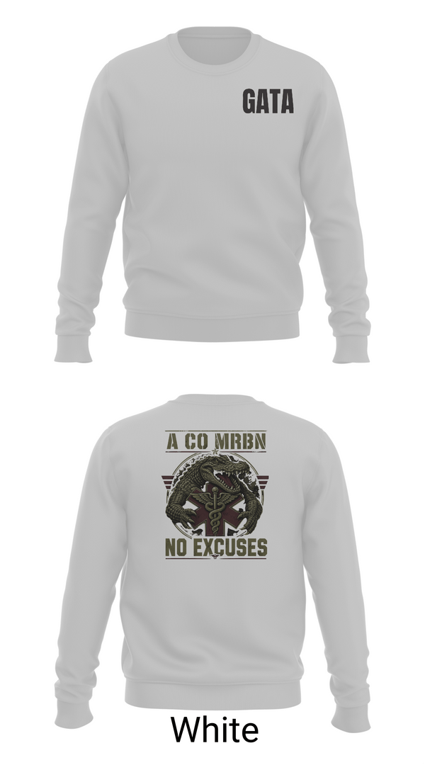 Crew Neck Sweatshirt, MRBN -A Co, Army, Teamtime, Team time, sublimation, custom sports apparel, team uniforms, spirit wear, spiritwear, sports uniforms, custom shirts, team store, custom team store, fundraiser sports, apparel fundraiser