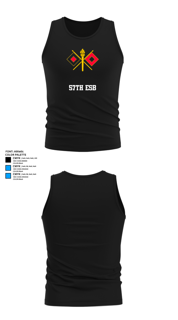 Tank Top, 57th ESB, , Teamtime, Team time, sublimation, custom sports apparel, team uniforms, spirit wear, spiritwear, sports uniforms, custom shirts, team store, custom team store, fundraiser sports, apparel fundraiser