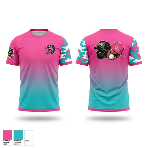 Short Sleeve Performance Shirt, PyroRaptors, Baseball, Teamtime, Team time, sublimation, custom sports apparel, team uniforms, spirit wear, spiritwear, sports uniforms, custom shirts, team store, custom team store, fundraiser sports, apparel fundraiser