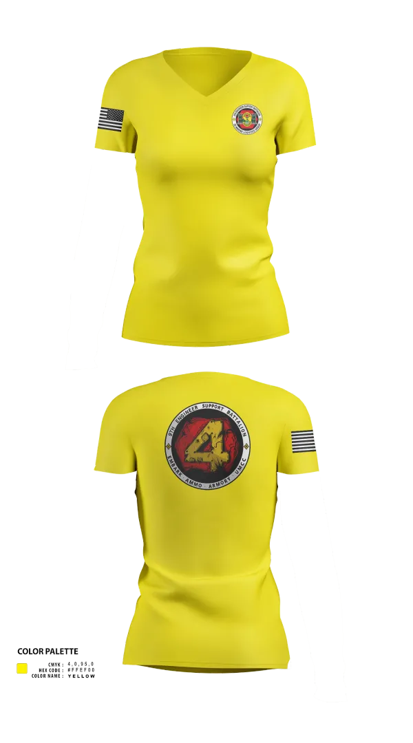Womens Short Sleeve Vneck Shirt, 9th Engineer Support Battalion, Marines, Teamtime, Team time, sublimation, custom sports apparel, team uniforms, spirit wear, spiritwear, sports uniforms, custom shirts, team store, custom team store, fundraiser sports, apparel fundraiser